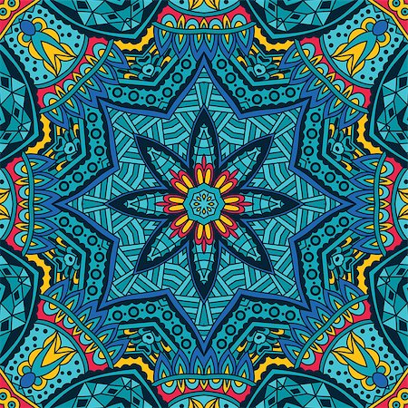 simsearch:400-09049403,k - Abstract festive colorful geometric vector ethnic tribal pattern Photographie de stock - Aubaine LD & Abonnement, Code: 400-08616384
