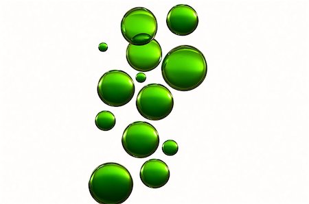 dkidpix (artist) - green air balloons soars over a white background Foto de stock - Super Valor sin royalties y Suscripción, Código: 400-08616432