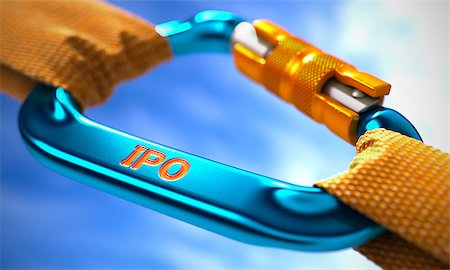 simsearch:400-07832378,k - Strong Connection between Blue Carabiner and Two Orange Ropes Symbolizing the IPO -  Initial Public Ofering. Selective Focus. 3D Render. Photographie de stock - Aubaine LD & Abonnement, Code: 400-08617395