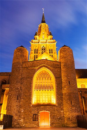 simsearch:400-08777411,k - Eglise Notre-Dame Cathedral in Calais. Calais, Nord-Pas-de-Calais-Picardy, France. Stock Photo - Budget Royalty-Free & Subscription, Code: 400-08618408