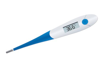 simsearch:400-04789714,k - Abstract Medical Thermometer to Measure the Temperature in the Armpit at Home. Realistic Vector Illustration EPS10 Stock Photo - Budget Royalty-Free & Subscription, Code: 400-08618455