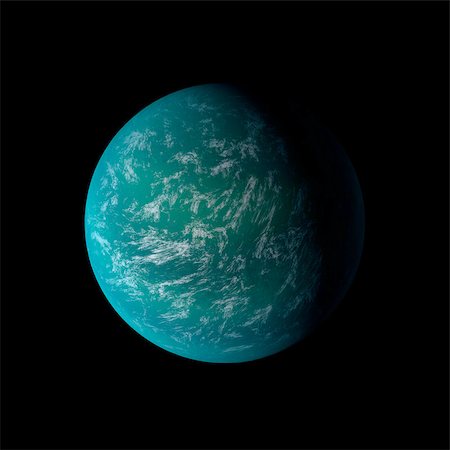simsearch:400-08618728,k - Fantasy Alien Exo Planet isolated galaxy space Fotografie stock - Microstock e Abbonamento, Codice: 400-08618656