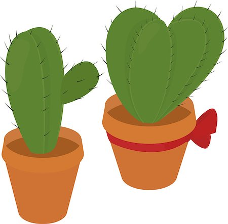 simsearch:400-04030678,k - Cactus in pot, home green  flora, prickly plant, spiny Stock Photo - Budget Royalty-Free & Subscription, Code: 400-08618789