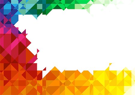 simsearch:400-06074044,k - Geometric Colorful Background - Abstract Illustration with place for your text, Vector Stock Photo - Budget Royalty-Free & Subscription, Code: 400-08619441