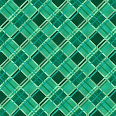 Seamless diagonal vector modern trendy colorful pattern mainly in Emerald color Stock Photo - Budget Royalty-Free & Subscription, Code: 400-08619645