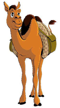 exotic and egypt - Cartoon Camel Stock Photo - Budget Royalty-Free & Subscription, Code: 400-08612608