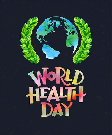 environmental business illustration - Vector illustration. World health day concept with globe. Photographie de stock - Aubaine LD & Abonnement, Code: 400-08612653