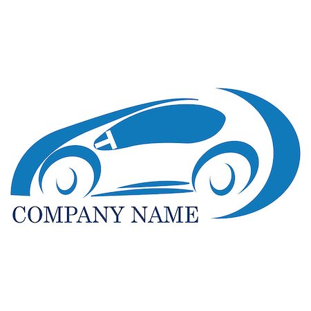 phantom1311 (artist) - Vector logo car blue for automotive companies Stock Photo - Budget Royalty-Free & Subscription, Code: 400-08612986