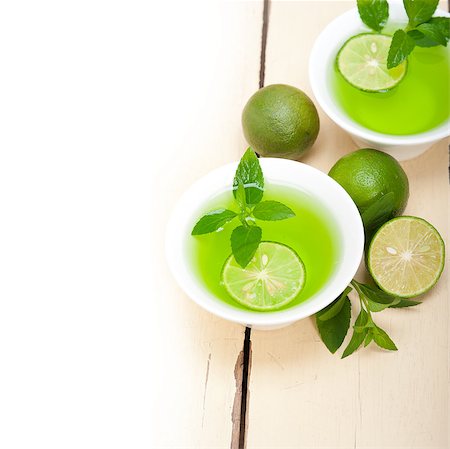 simsearch:649-07119030,k - fresh and healthy mint infusion tea tisane with lime Stock Photo - Budget Royalty-Free & Subscription, Code: 400-08613959