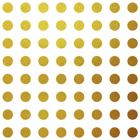 simsearch:400-08411358,k - Gold glitter circles pattern design. Bright luxury golden texture vector background Foto de stock - Super Valor sin royalties y Suscripción, Código: 400-08624738