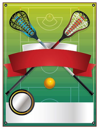 A blank flyer template for a lacrosse event. Vector EPS 10 available. Stock Photo - Budget Royalty-Free & Subscription, Code: 400-08624999