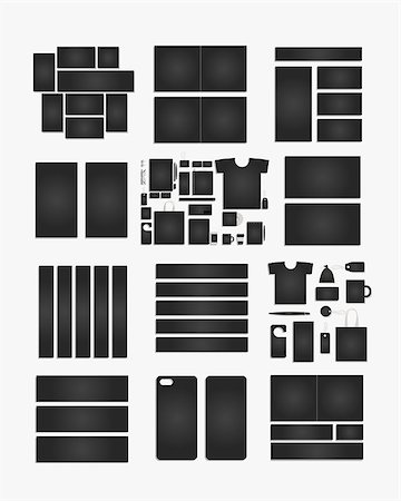 simsearch:400-09031869,k - Corporate flat identity mock-up template for your design. Vector illustration Stockbilder - Microstock & Abonnement, Bildnummer: 400-08625244