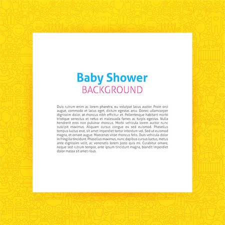 pacifier icon - Paper Template over Baby Shower Line Art Background. Vector Illustration of Piece of Paper over Newborn and Toys Outline Modern Design. Stock Photo - Budget Royalty-Free & Subscription, Code: 400-08626432