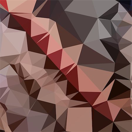 simsearch:400-08629198,k - Low polygon style illustration of a bulgarian rose brown abstract geometric background. Stockbilder - Microstock & Abonnement, Bildnummer: 400-08628507