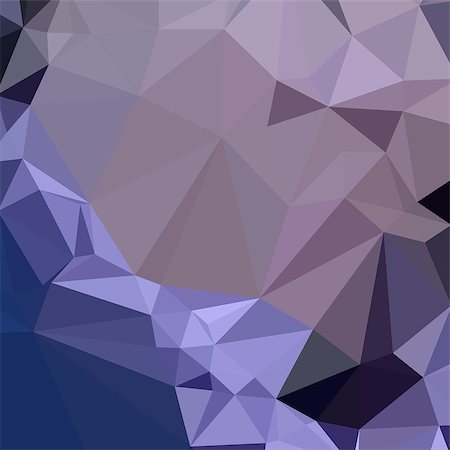 simsearch:400-08709660,k - Low polygon style illustration of a dark byzantium purple blue abstract geometric background. Stockbilder - Microstock & Abonnement, Bildnummer: 400-08628515