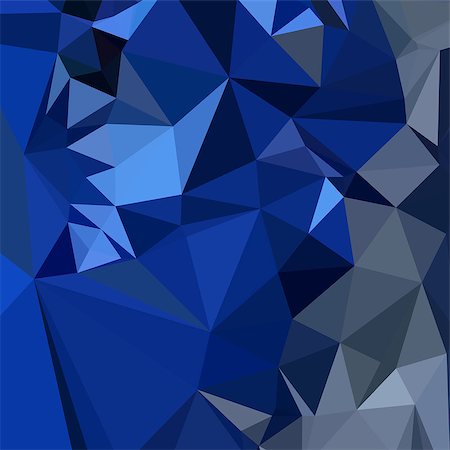 simsearch:400-08629198,k - Low polygon style illustration of a catalina blue abstract geometric background. Stockbilder - Microstock & Abonnement, Bildnummer: 400-08628510