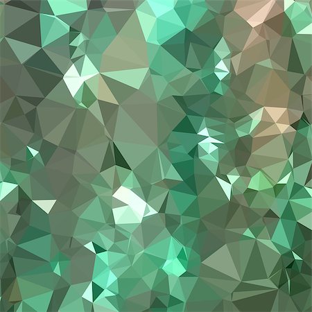 simsearch:400-08629198,k - Low polygon style illustration of a caribbean green abstract geometric background. Stockbilder - Microstock & Abonnement, Bildnummer: 400-08629198