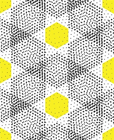simsearch:400-08674526,k - Original simple texture with regularly repeating geometrical shapes, dots, rhombuses. Vector seamless pattern. Modern stylish texture. Repeating geometric tiles with dotted rhombuses Stock Photo - Budget Royalty-Free & Subscription, Code: 400-08621716