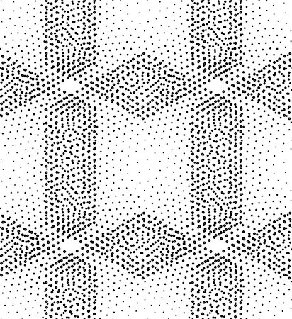 Original simple texture with regularly repeating geometrical shapes, dots, rhombuses. Vector seamless pattern. Modern stylish texture. Repeating geometric tiles with dotted rhombuses Stock Photo - Budget Royalty-Free & Subscription, Code: 400-08621712