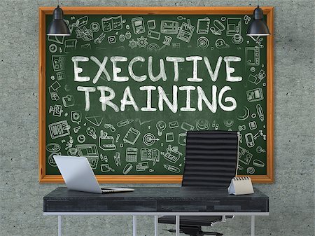 simsearch:400-07291487,k - Executive Training - Hand Drawn on Green Chalkboard in Modern Office Workplace. Illustration with Doodle Design Elements. 3d. Photographie de stock - Aubaine LD & Abonnement, Code: 400-08622249