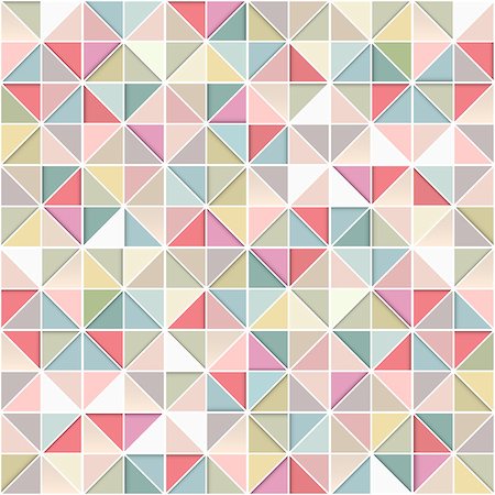 simsearch:400-07331919,k - Vector mosaic pattern - seamless background. Color texture. Stock Photo - Budget Royalty-Free & Subscription, Code: 400-08622692
