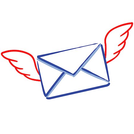 simsearch:400-06849040,k - express mail message web line icon sending a message Stock Photo - Budget Royalty-Free & Subscription, Code: 400-08622719