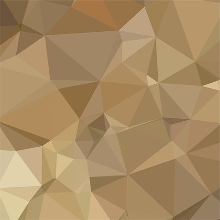 simsearch:400-08709660,k - Low polygon style illustration of burlywood brown abstract geometric background. Stockbilder - Microstock & Abonnement, Bildnummer: 400-08622744