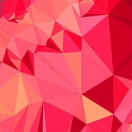 simsearch:400-08629198,k - Low polygon style illustration of an american rose red abstract geometric background. Stockbilder - Microstock & Abonnement, Bildnummer: 400-08622740