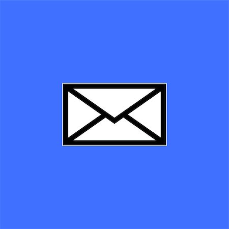 simsearch:700-00056820,k - Email symbol letter icon - vector, flat design. Eps 10. Stock Photo - Budget Royalty-Free & Subscription, Code: 400-08623809