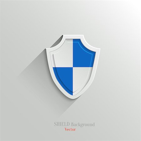 protect virus computer 3d - Guardian shield, protection icon in flat style with long shadow Stock Photo - Budget Royalty-Free & Subscription, Code: 400-08646381