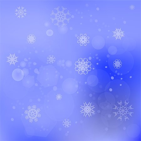 simsearch:400-08407579,k - Snow Flakes Background. Blurred Winter Blue Pattern Photographie de stock - Aubaine LD & Abonnement, Code: 400-08646472