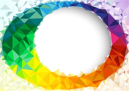 simsearch:400-06074044,k - Geometric Colorful Background - Abstract Illustration with place for your text, Vector Stock Photo - Budget Royalty-Free & Subscription, Code: 400-08646497
