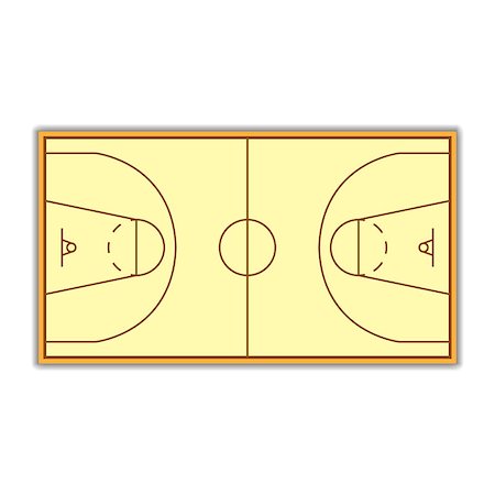 simsearch:694-03319860,k - A field to play Basketball with markup, vector illustration. Photographie de stock - Aubaine LD & Abonnement, Code: 400-08646675