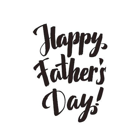 simsearch:400-08966203,k - Happy Fathers Day Calligraphy Greting card. Ink Inscription. Greeting card template for Father Day. Vector illustration EPS 10 Foto de stock - Super Valor sin royalties y Suscripción, Código: 400-08647378