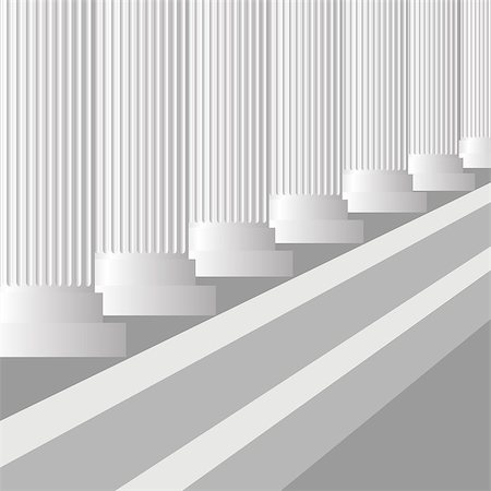 simsearch:400-05257840,k - Grey Columns Background. Classic Greek Grey Pillars Foto de stock - Super Valor sin royalties y Suscripción, Código: 400-08647507