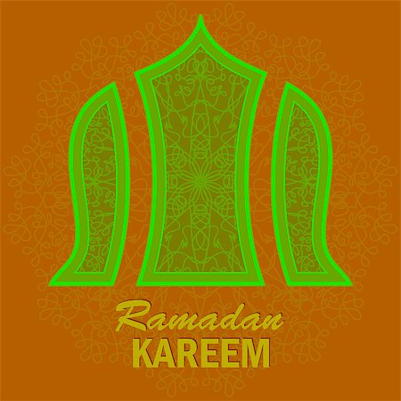 Ramadan Greeting Card on Ornamental Background. Ramadan Kareem Holiday. Stock Photo - Budget Royalty-Free & Subscription, Code: 400-08648326