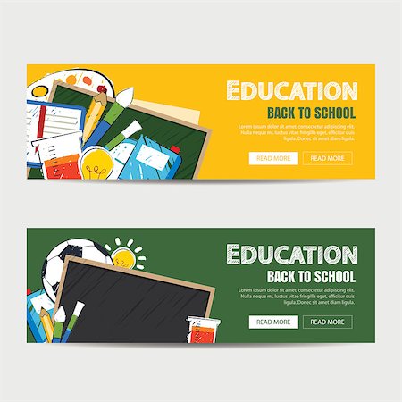 simsearch:400-07038979,k - education banner and back to school background template Stockbilder - Microstock & Abonnement, Bildnummer: 400-08654024