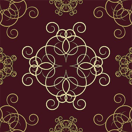 simsearch:400-06171480,k - Seamless background from a set of circular ornaments, vector illustration. Stock Photo - Budget Royalty-Free & Subscription, Code: 400-08650690