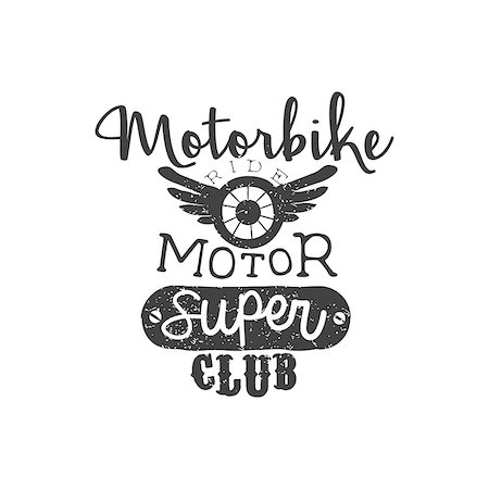 simsearch:400-08650986,k - Motor Super Club Vintage Emblem. Old School Design Stamp. Stock Photo - Budget Royalty-Free & Subscription, Code: 400-08650980