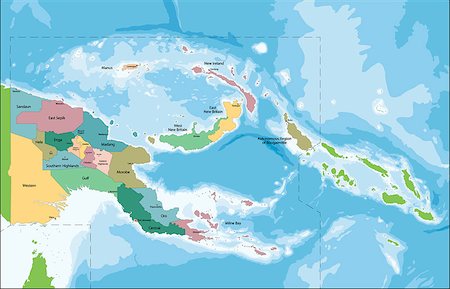 The Independent State of Papua New Guinea is an Oceanian country that occupies the eastern half of the island of New Guinea and its offshore islands in Melanesia. Foto de stock - Super Valor sin royalties y Suscripción, Código: 400-08651757