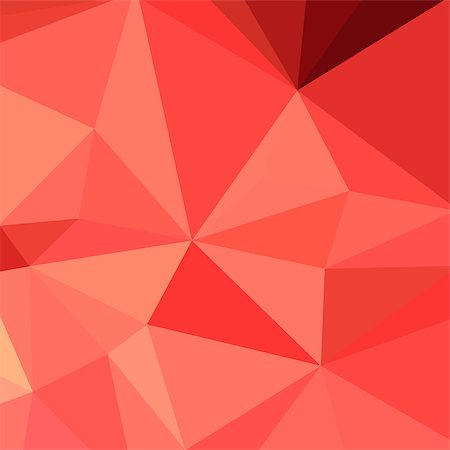 simsearch:400-08629198,k - Low polygon style illustration of portland orange abstract geometric background. Stockbilder - Microstock & Abonnement, Bildnummer: 400-08652146