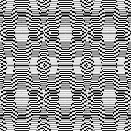 simsearch:400-08652412,k - Seamless geometric op art pattern. Vector art. Stock Photo - Budget Royalty-Free & Subscription, Code: 400-08652411