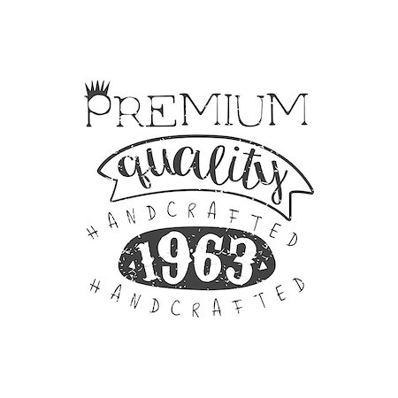 simsearch:400-08650986,k - Handcrafted Clothing Vintage Emblem. Hand Drawn Vector Stamp. Stock Photo - Budget Royalty-Free & Subscription, Code: 400-08652510