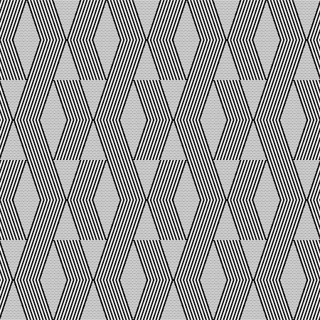 simsearch:400-08652412,k - Seamless geometric zig zag and diamond shapes pattern. Vector art. Stock Photo - Budget Royalty-Free & Subscription, Code: 400-08653009