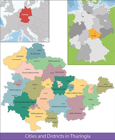 simsearch:400-08403609,k - The Free State of Thuringia is a federal state in central Germany. Stock Photo - Budget Royalty-Free & Subscription, Code: 400-08653574