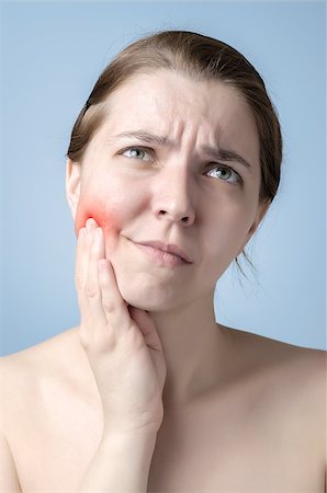 Young woman suffering from toothache Stock Photo - Budget Royalty-Free & Subscription, Code: 400-08669851