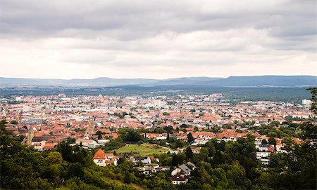 Aerial view over the city of Bamberg Franconia, Germany Stock Photo - Budget Royalty-Free & Subscription, Code: 400-08674297
