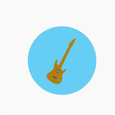 simsearch:400-08414976,k - Acoustic guitar icon vector Stock Photo - Budget Royalty-Free & Subscription, Code: 400-08674337