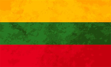 simsearch:400-08034320,k - True proportions Lithuania flag with grunge texture Stock Photo - Budget Royalty-Free & Subscription, Code: 400-08674790