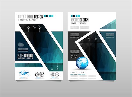 Brochure template, Flyer Design or Depliant Cover for business presentation and magazine covers, annual reports and marketing generic purposes. Stock Photo - Budget Royalty-Free & Subscription, Code: 400-08674853